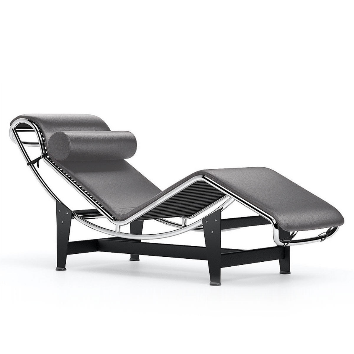 4 Chaise Longue | Slate Leather 13X412 Seat and Headroll