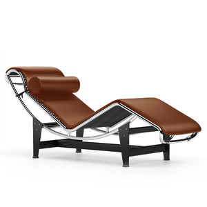 4 Chaise Longue | Tobacco Leather 13X417 Seat and Headroll