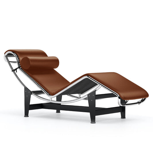 4 Chaise Longue | Tobacco Leather 13X417 Seat and Headroll