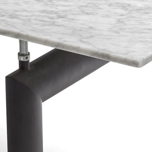 6 Table Tube d'Avion | Carrara Marble Top