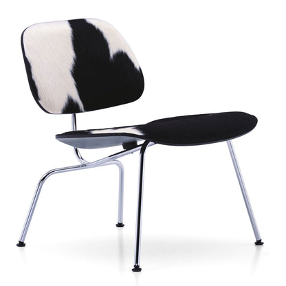 Plywood Group LCM Chair | Black and White Hide Black Ash
