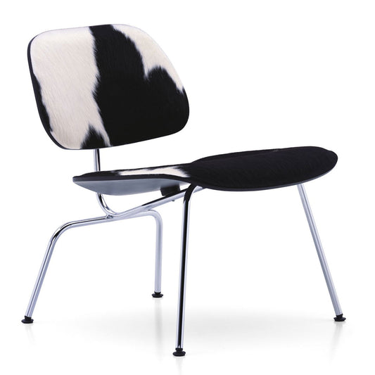 Plywood Group LCM Chair | Black and White Hide Black Ash