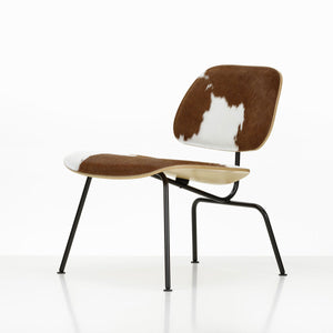 Plywood Group LCM Chair | Brown and White Hide Natural Ash