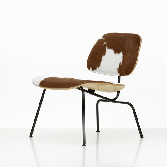 Plywood Group LCM Chair | Brown and White Hide Natural Ash