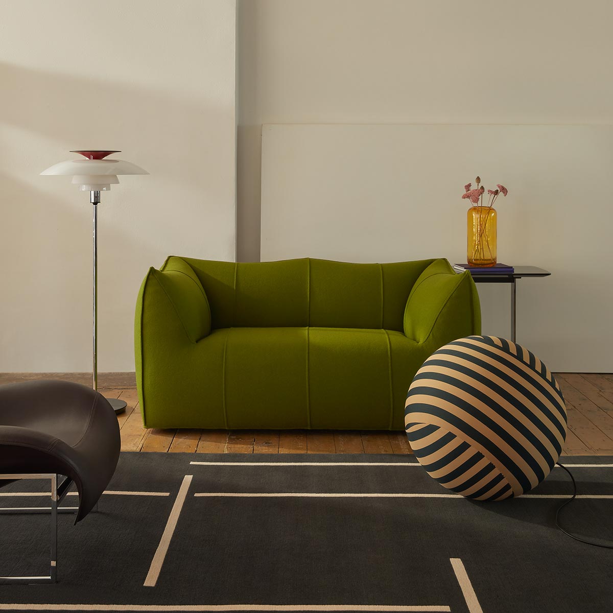 Le Bambole 2 Seat Sofa | Thyme Bellano Fabric Upholstery