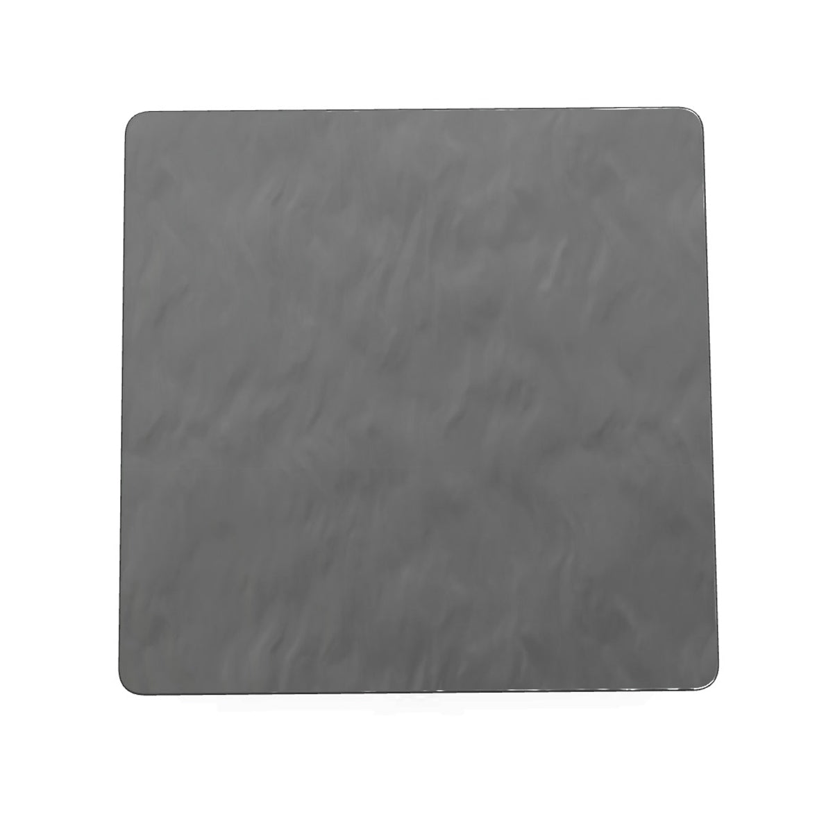 Lemante Side Table 65cm | Quartz Grey Molten Glass Top