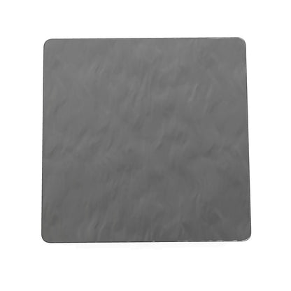 Lemante Side Table 65cm | Quartz Grey Molten Glass Top