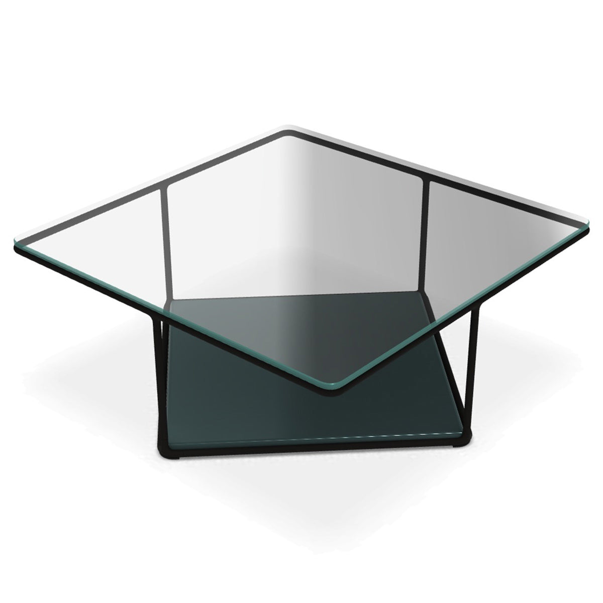 Lemante Coffee Table 80cm | Extralight Glass Top