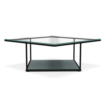 Lemante Coffee Table 80cm | Extralight Glass Top