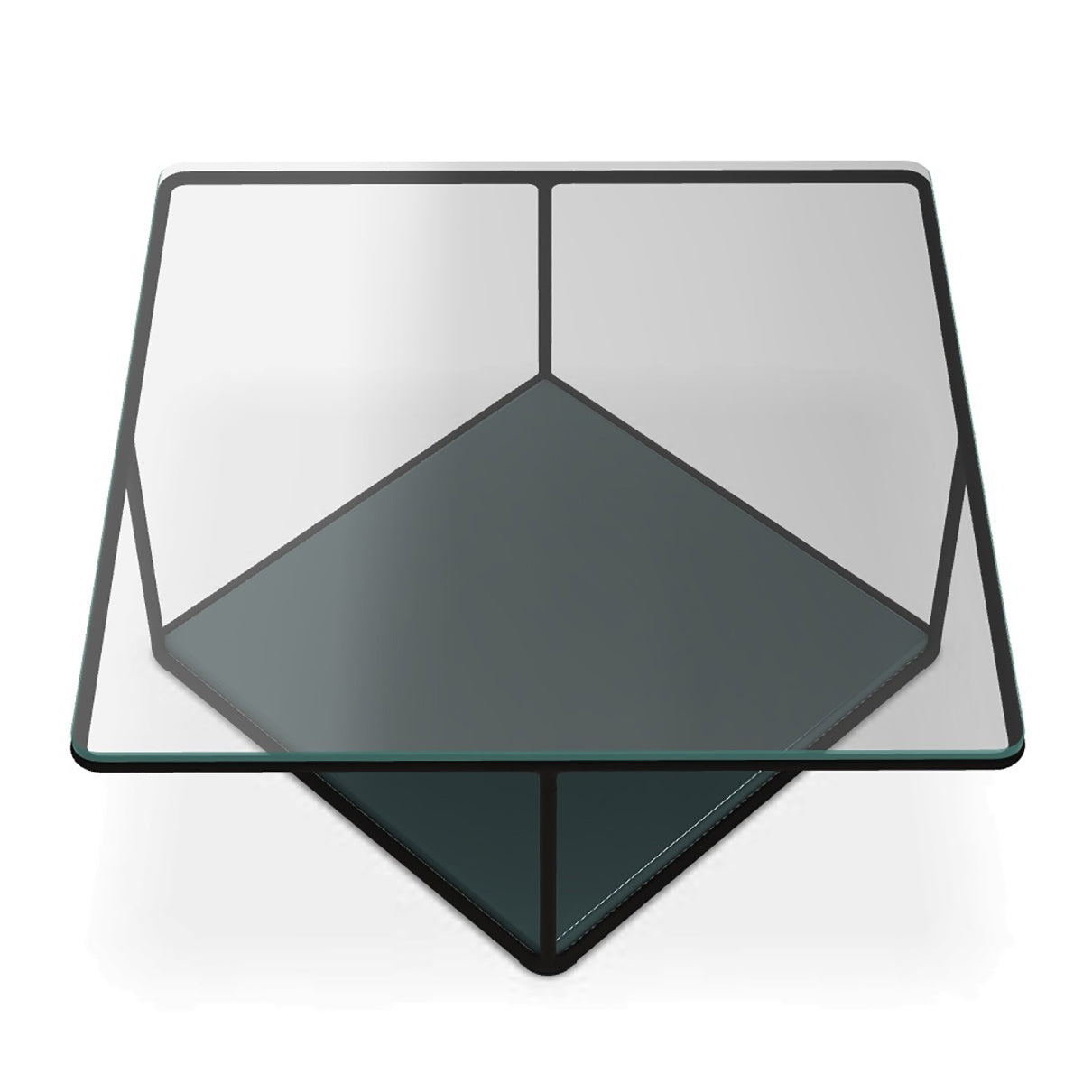 Lemante Coffee Table 80cm | Extralight Glass Top