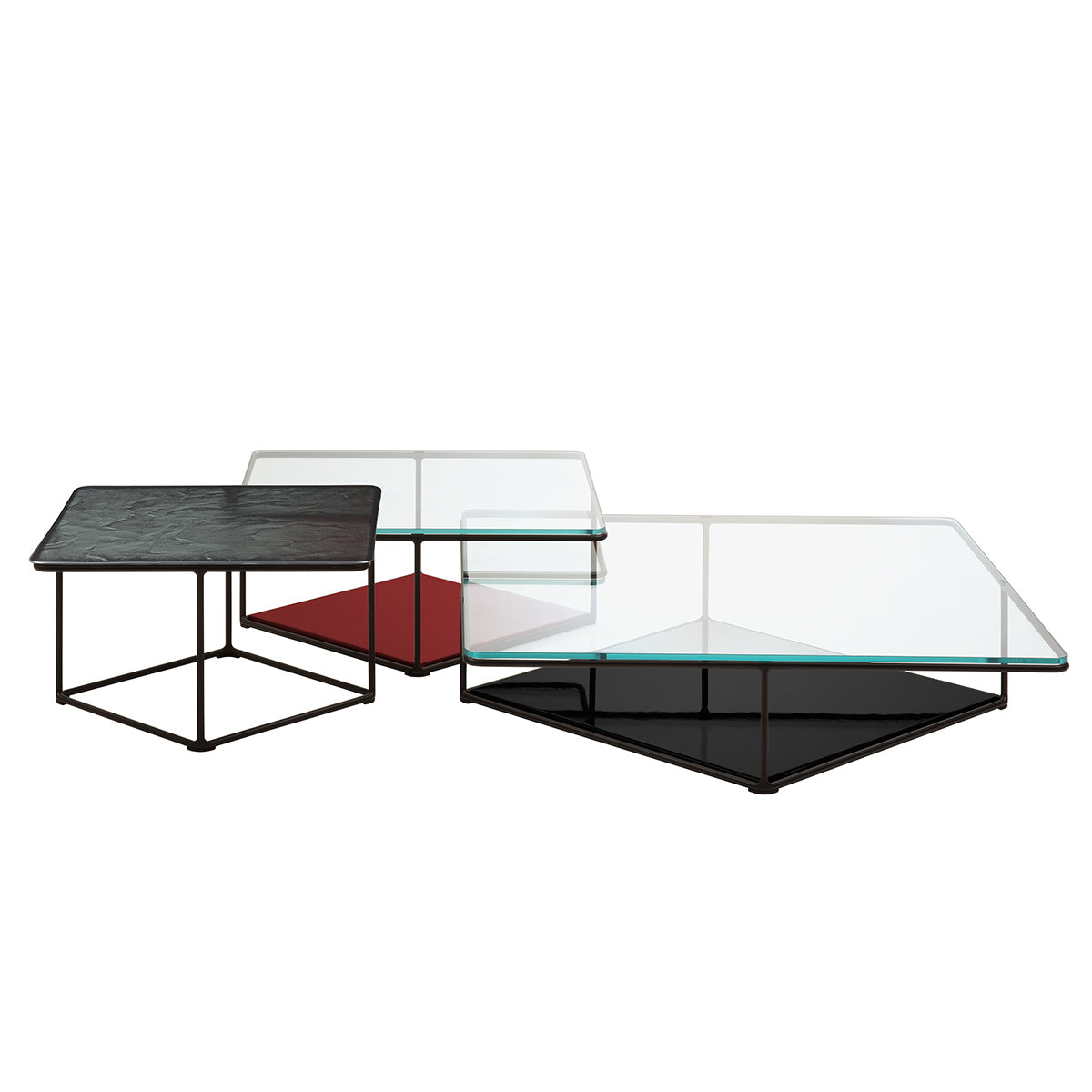 Lemante Coffee Table 80cm | Extralight Glass Top