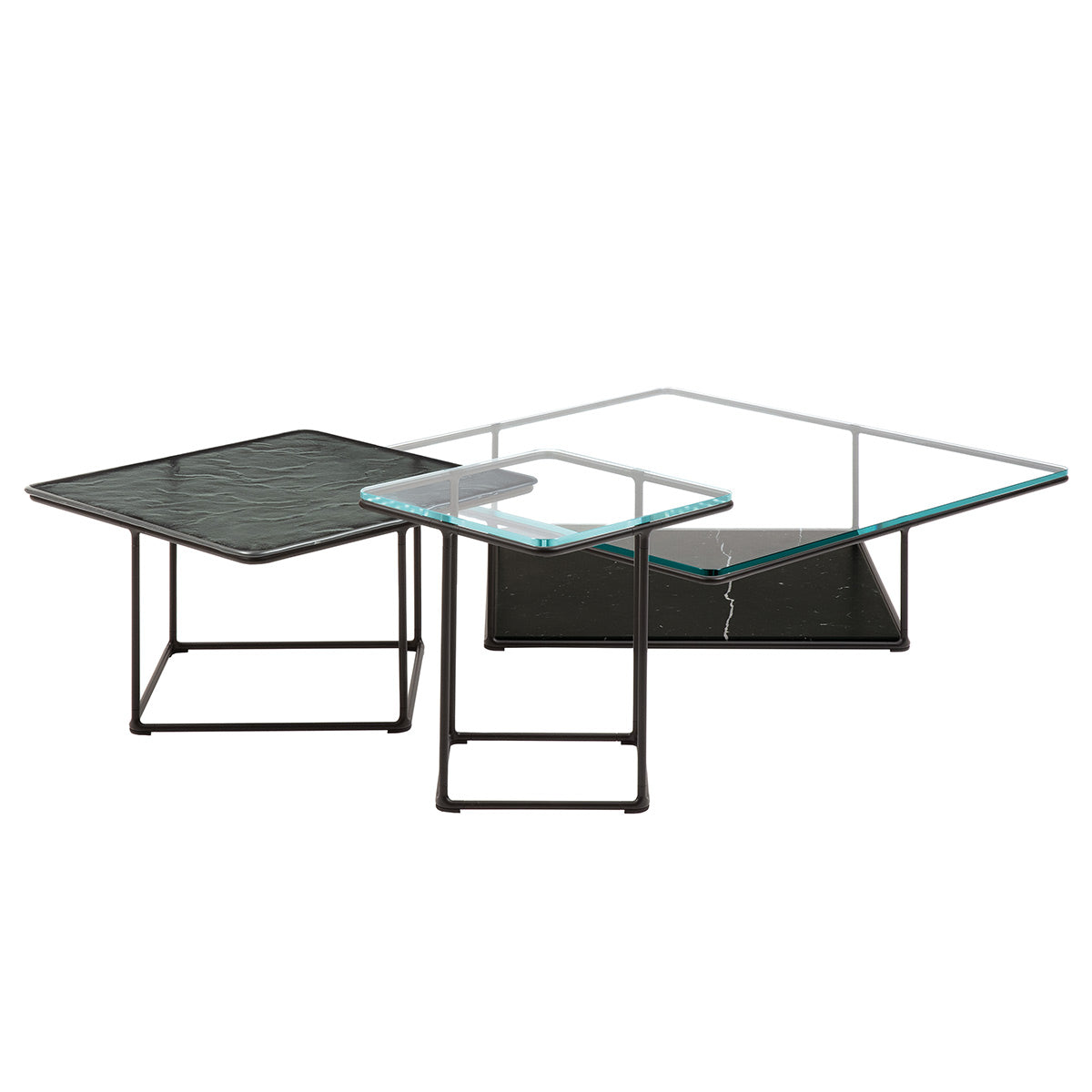 Lemante Coffee Table 80cm | Extralight Glass Top
