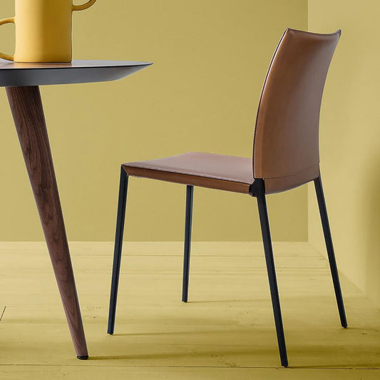 Lia Dining Chair | Cognac Cowhide