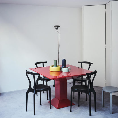 Gaulinetta Chair | Black Hide Seat