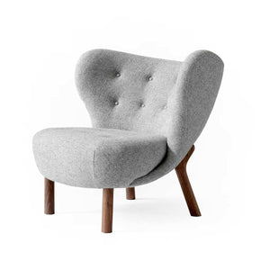 Little Petra Lounge Chair | Hallingdal 130 Light Grey Fabric
