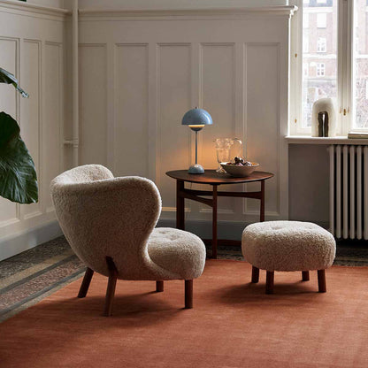 Little Petra Pouf ATD1 | Sheepskin Moonlight