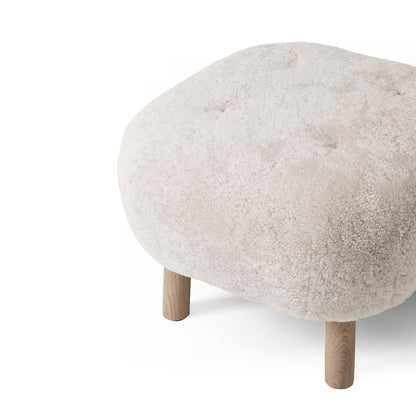 Little Petra Pouf ATD1 | Sheepskin Moonlight