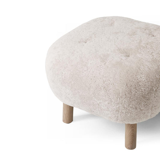 Little Petra Pouf ATD1 | Sheepskin Moonlight