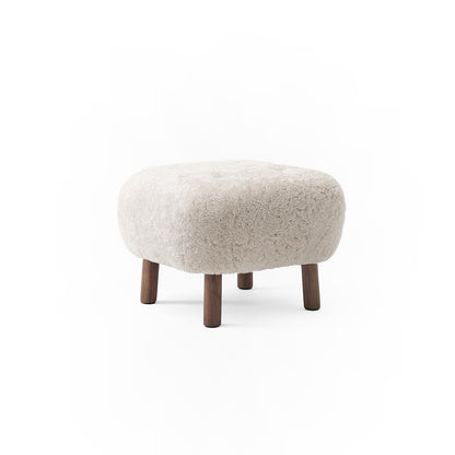 Little Petra Pouf ATD1 | Sheepskin Moonlight