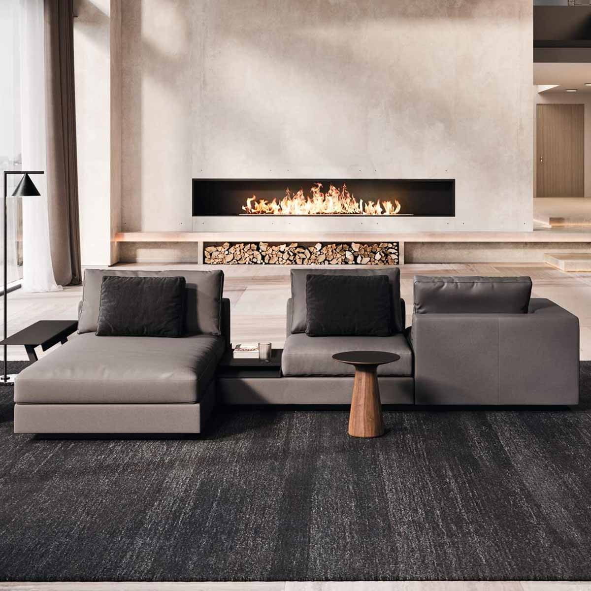 Living Landscape Sofa 755-A21 | Shadow 7618 Tonga 25 Fabric
