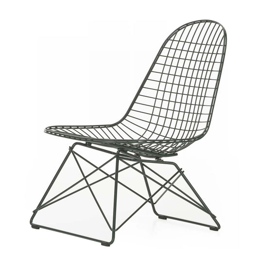 LKR Eames Wire Chair | Dark Green Powder Coated Frame