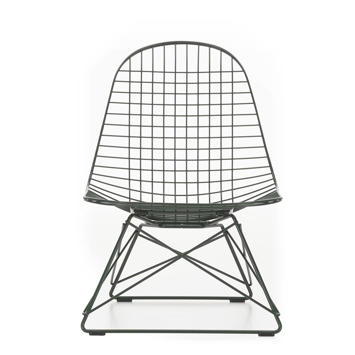 LKR Eames Wire Chair | Dark Green Powder Coated Frame