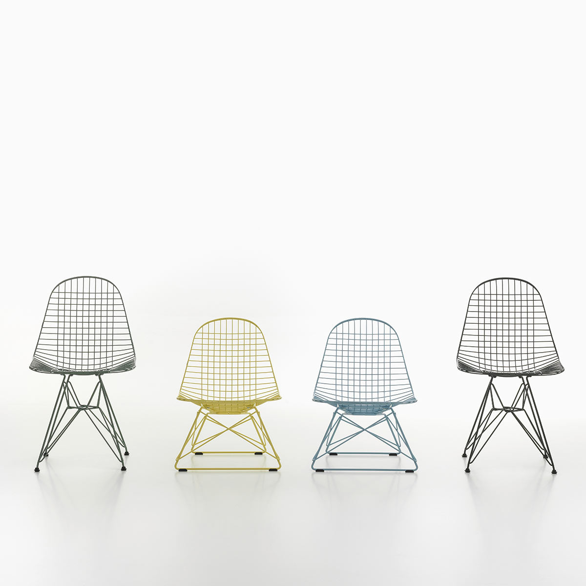 LKR Eames Wire Chair | Sky Blue Powder Coated Frame