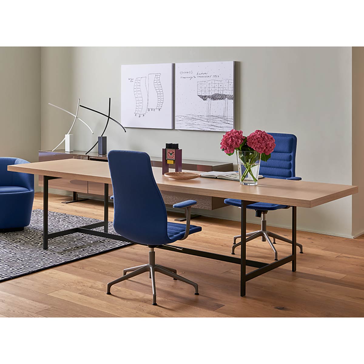 Lochness Dining Table 180cm | Natural Oak Top
