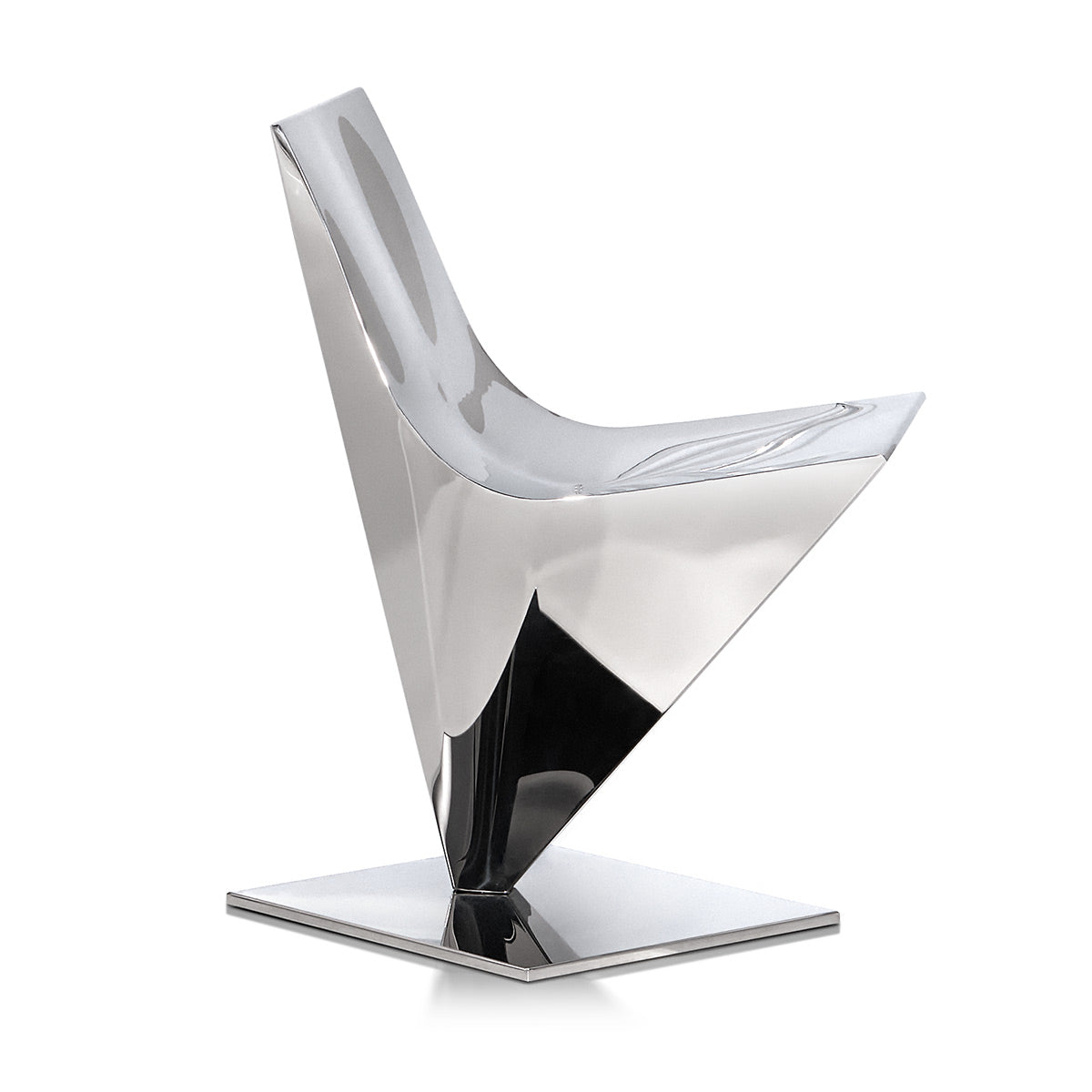 30th Anniversary Lofty Chair | Hand Polished Stainless Steel