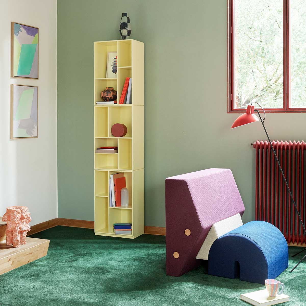 Loom Bookcase | Vanilla Lacquer