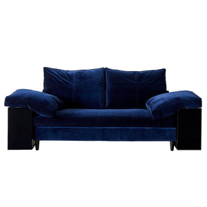 Eileen Gray Lota Sofa | Indigo 104 Velvet Upholstery