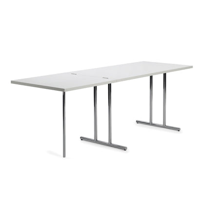 Eileen Gray Lou Perou Table | Glossy White Lacquer