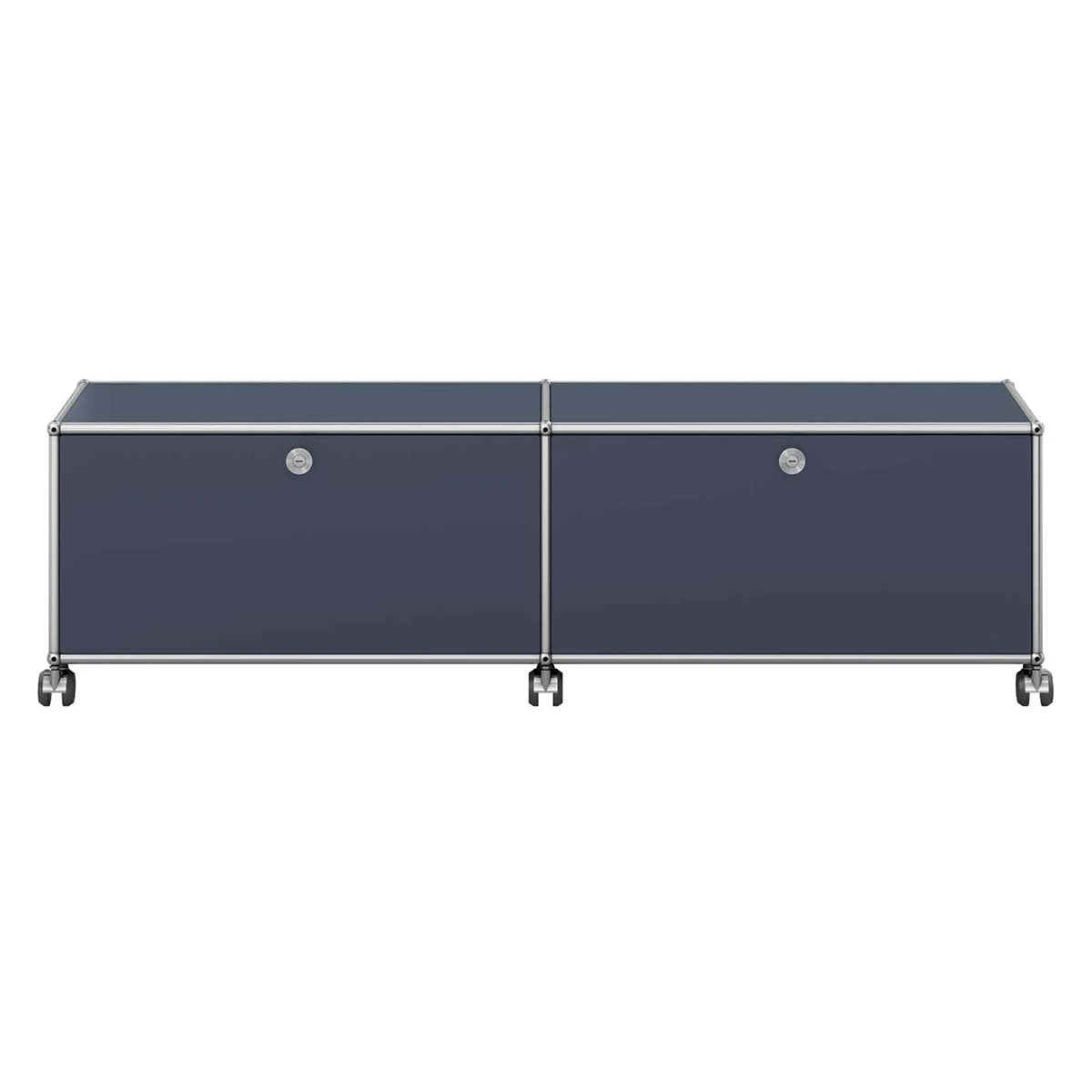 USM Low Media Unit | Anthracite Lacquer Panels