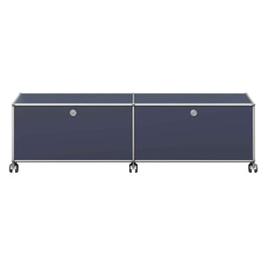 USM Low Media Unit | Anthracite Lacquer Panels