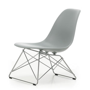 LSR Eames Plastic Lounge Chair | Polypropylene Seat Shell in Light Grey