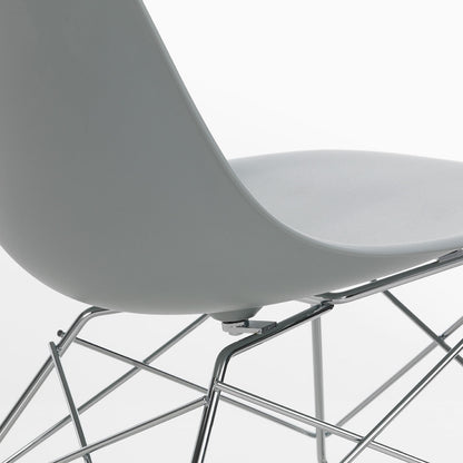 LSR Eames Plastic Lounge Chair | Polypropylene Seat Shell in Light Grey
