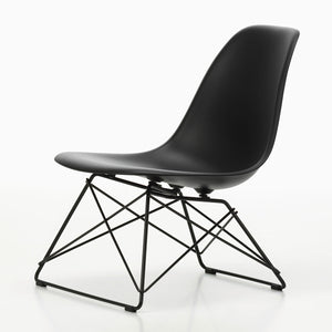 LSR Eames Plastic Lounge Chair | Polypropylene Seat Shell in Deep Black