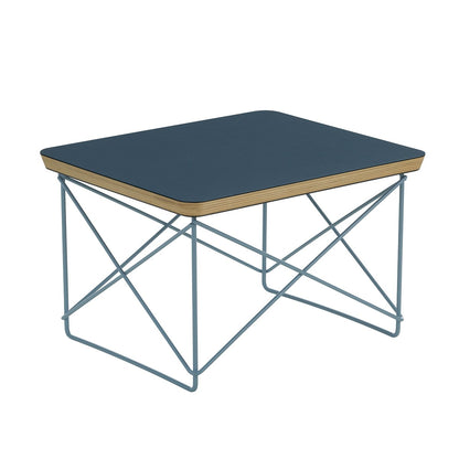 Eames LTR Occasional Table | Smoke Blue Linoleum Plywood Top