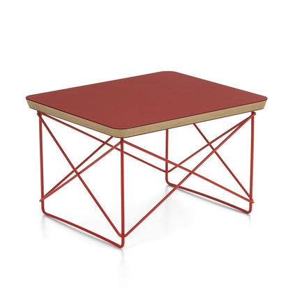 Eames LTR Occasional Table | Dark Brick Linoleum Plywood Top