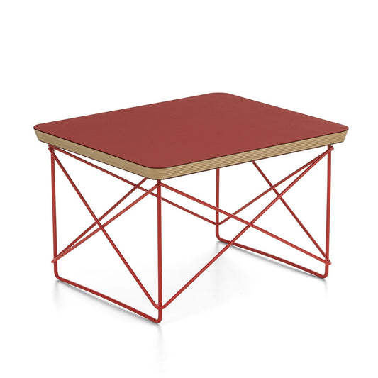 Eames LTR Occasional Table | Dark Brick Linoleum Plywood Top