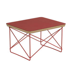 Eames LTR Occasional Table | Dark Brick Linoleum Plywood Top