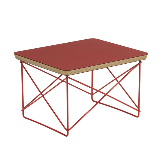 Eames LTR Occasional Table | Dark Brick Linoleum Plywood Top