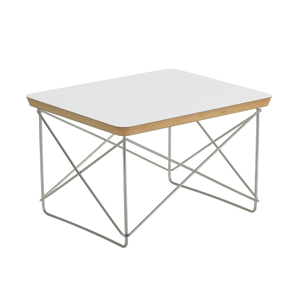 Eames LTR Occasional Table | White Laminated Plywood Top