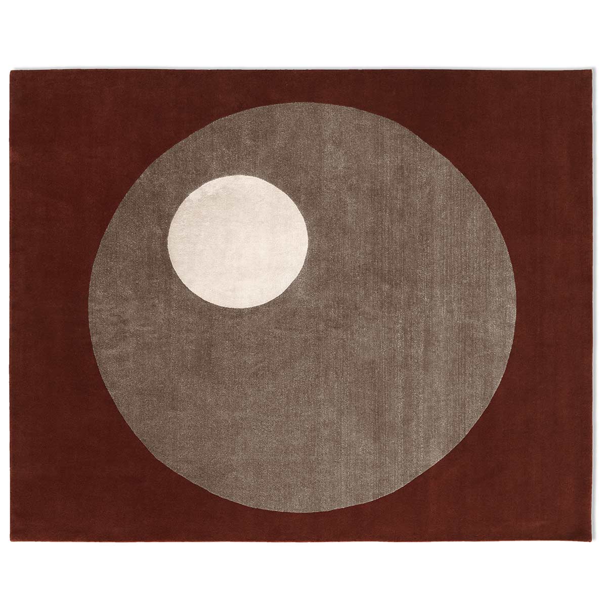Eileen Gray La Lune Rug | Hand Knotted Wool Silk and Nettle