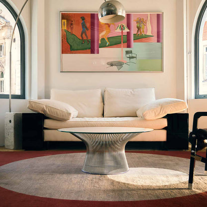 Eileen Gray La Lune Rug | Hand Knotted Wool Silk and Nettle