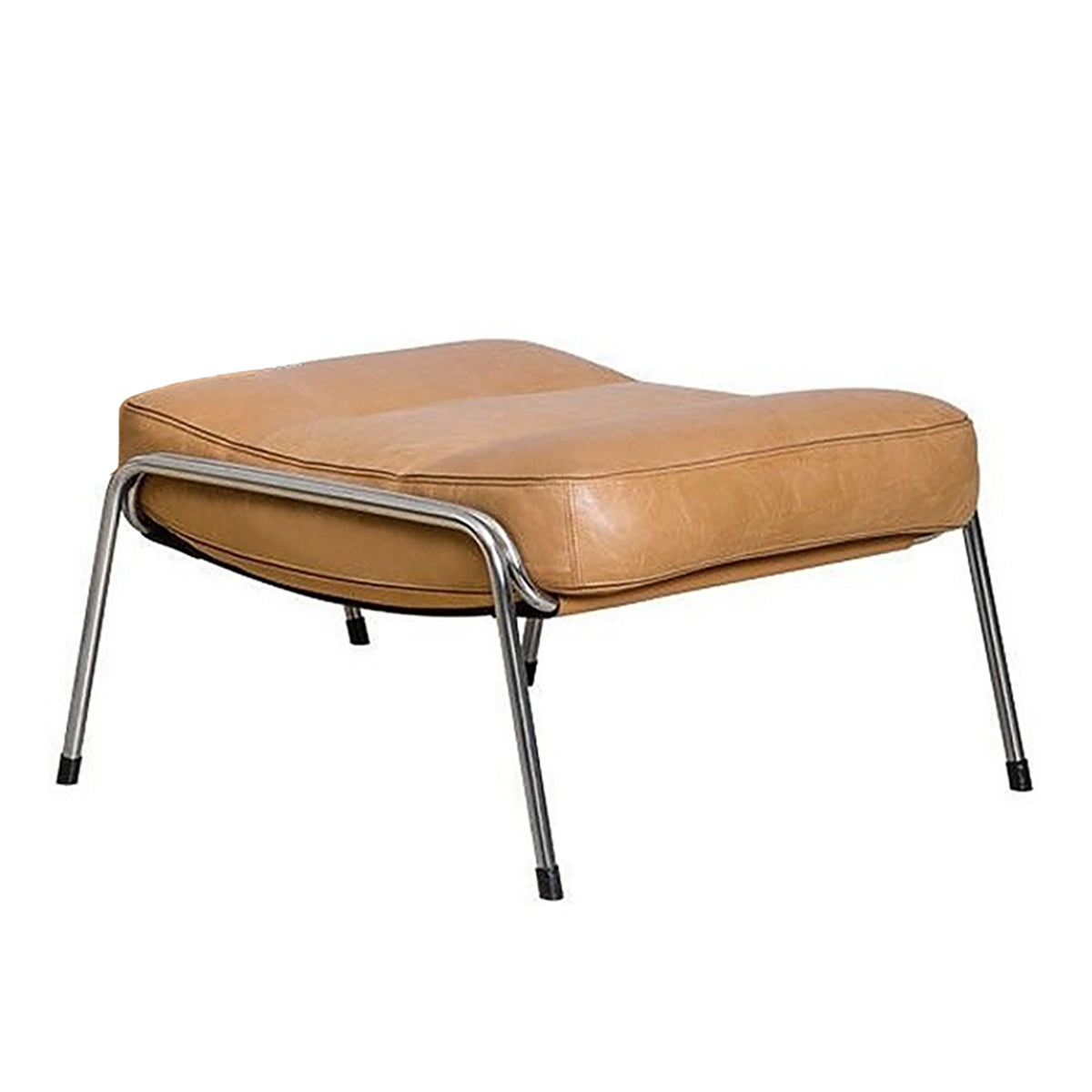 Maggiolina Pouf | Cognac 0314 Pelle Nappa Leather