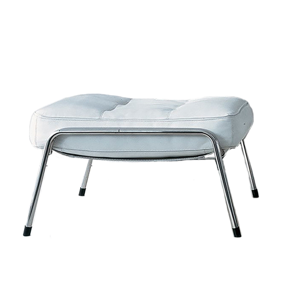 Maggiolina Pouf | White 0300 Pelle Nappa Leather
