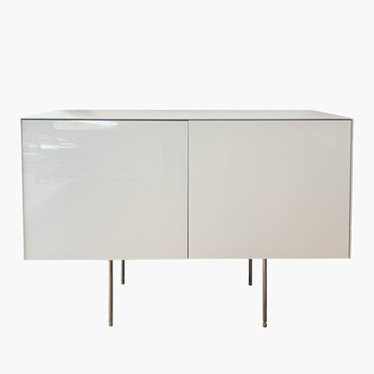 Magic Box Credenza 2 Door | White Glossy Lacquered