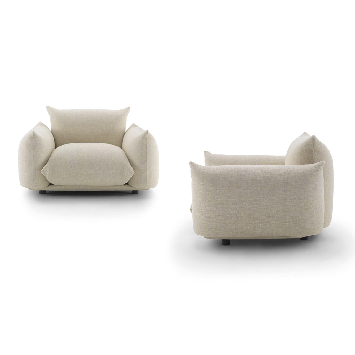 Marenco 2018 Sofa 1 Seat | Light Grey Lama 801 Fabric
