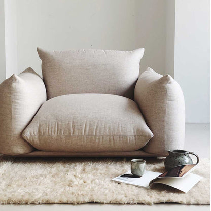 Marenco 2018 Sofa 1 Seat | Light Grey Lama 801 Fabric